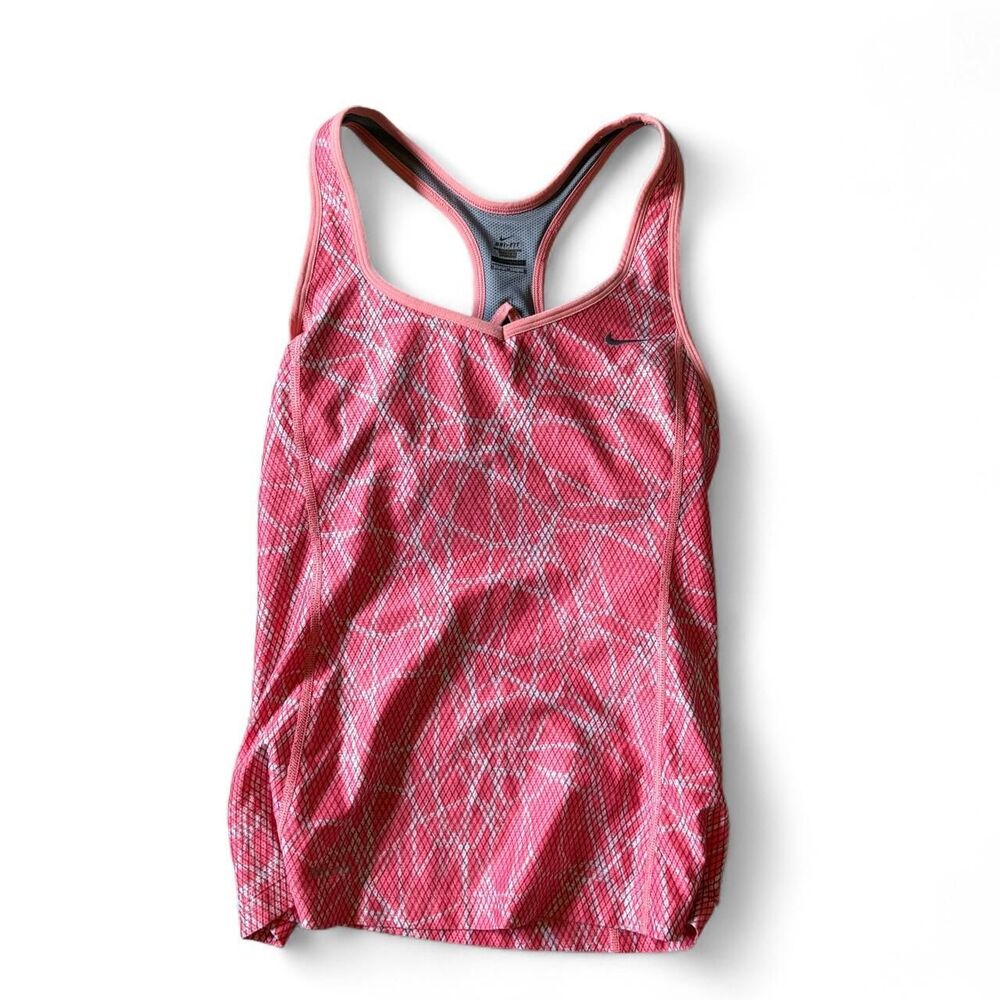 Nike Women's Pink and Grey Vest